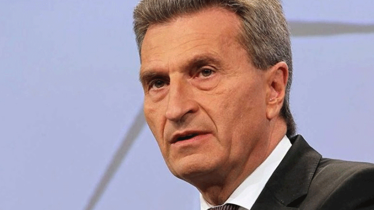 Έτινγκερ: Να διατηρηθεί η επικοινωνία με την Τουρκία ιδίως λόγω επερχόμενης λύσης στο Κυπριακό