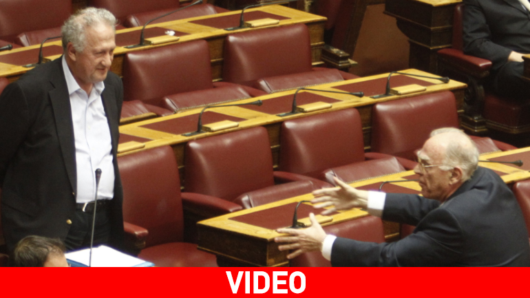Πετάχτηκε από την καρέκλα ο Λεβέντης και καβγάδισε με τον Σκανδαλίδη
