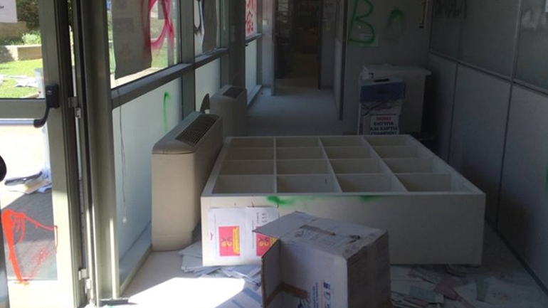 Μήνυση για τις καταστροφές στο Δημαρχείο Θεσσαλονίκης Μήνυση για τις καταστροφές στο Δημαρχείο Θεσσαλονίκης