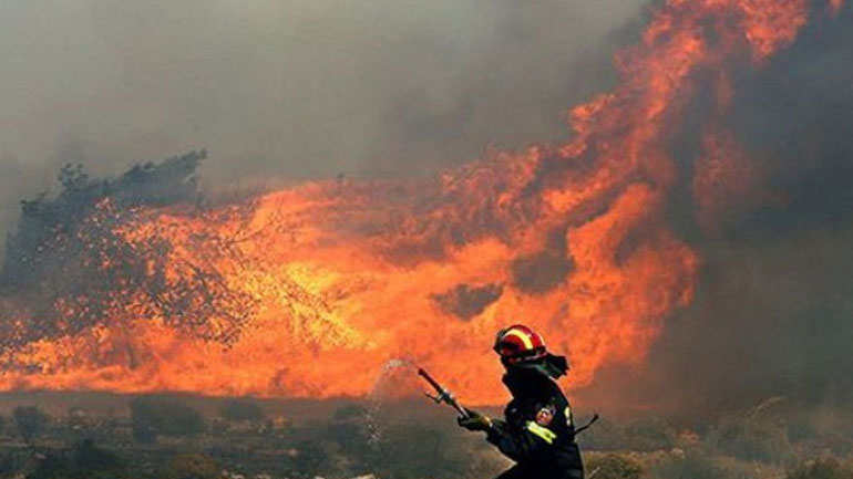 Πυρκαγιά στη Γέργερη Χανίων