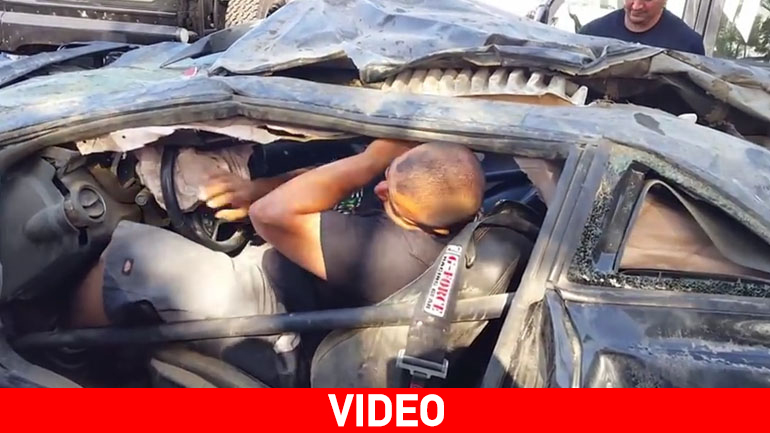 Έφεραν τούμπες με 320 χλμ./ώρα και βγήκαν ζωντανοί!