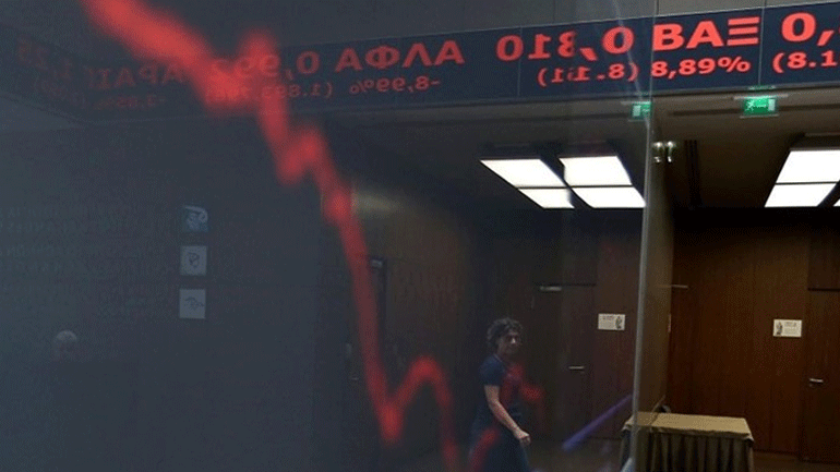 Πτωτικές τάσεις στο Χρηματιστήριο Αθηνών
