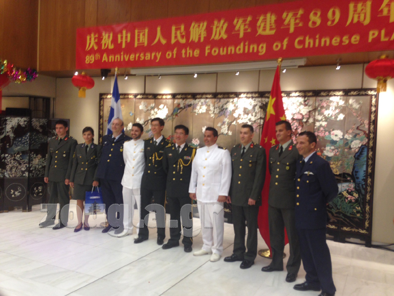 Έλληνες και Κινέζοι ανώτατοι αξιωματικοί των Ενόπλων Δυνάμεων