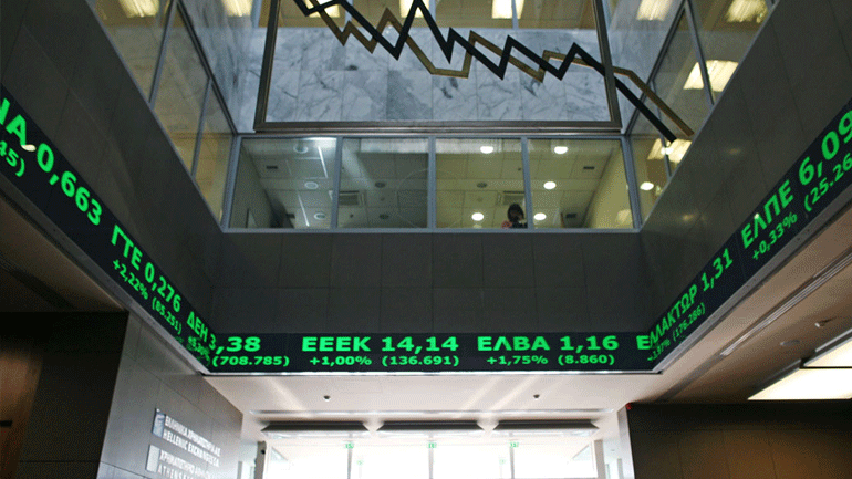 Θετικό πρόσημο στο Χρηματιστήριο Αθηνών