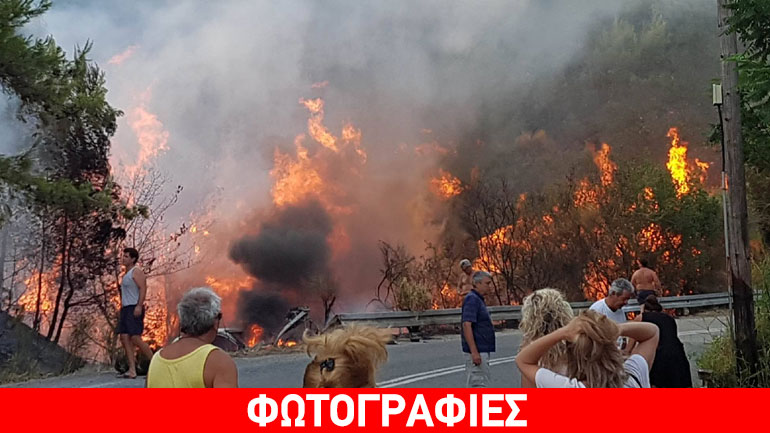 Χαλκιδική: Ι.Χ. ανετράπη και τυλίχθηκε στις φλόγες