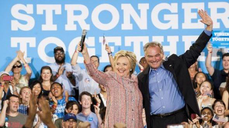 Ο Γερουσιαστής Τιμ Κέιν είναι και επίσημα ο αντιπρόεδρος της Χίλαρι Κλίντον