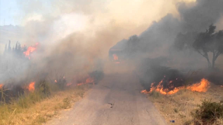 Πυρκαγιά κοντά στη βιομηχανική περιοχή της Πάτρας