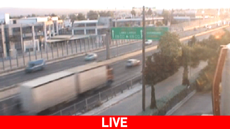 Live η κίνηση σε Εθνική Οδό και λεωφ. Κηφισίας