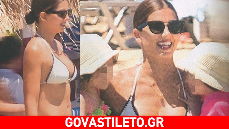 Σταματίνα Τσιμτσιλή: Sexy mama «τρελαίνει» κόσμο στην παραλία!
