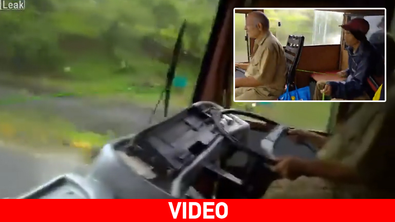 Απίστευτη πατέντα με χειροκίνητο υαλοκαθαριστήρα…