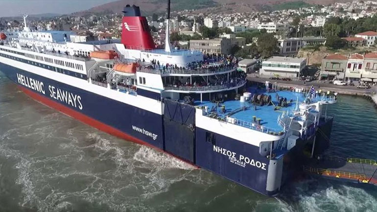 Ταλαιπωρία για τους επιβάτες του πλοίου «Νήσος Ρόδος»