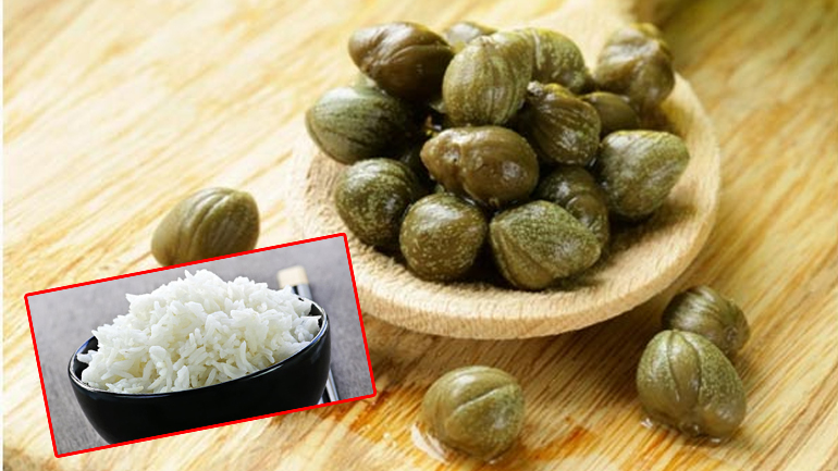 Ρύζι με κάπαρη και ελιές