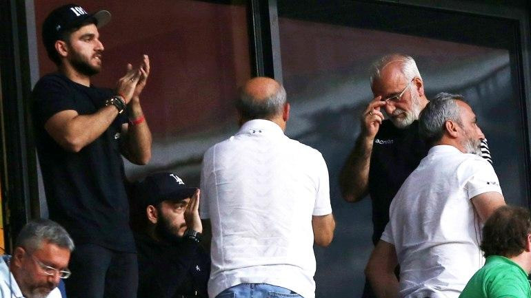 Στην προπόνηση του ΠΑΟΚ ο Σαββίδης