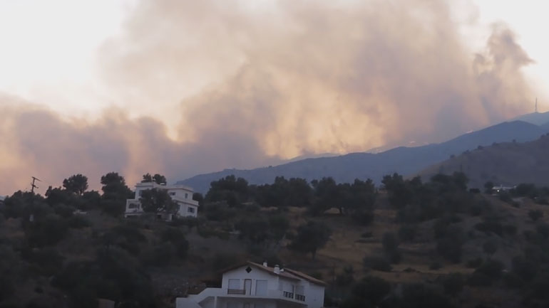 Ξεκίνησε η καταγραφή των ζημιών στα Σαχτούρια – Υπό έλεγχο η φωτιά