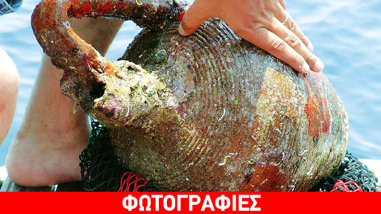 Ηράκλειο: Βγήκαν για ψάρια και μάζεψαν αμφορέα!