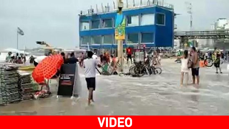 Ρίο: Κύμα 4,5 μέτρων πλημμύρισε το κέντρο Τύπου!