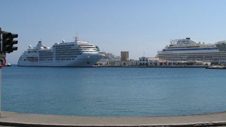 Ρόδος: Κατέπλευσαν 43 κρουαζιερόπλοια τον Ιούλιο