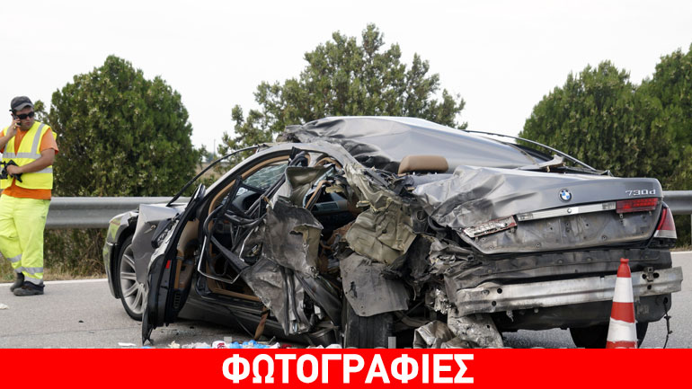 Σύγκρουση νταλίκας με Ι.Χ στην Ε.Ο Αθηνών – Θεσσαλονίκης