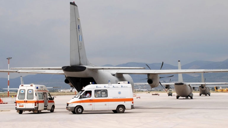 Ηράκλειο: Με αεροσκάφος της Πολεμικής Αεροπορίας η μεταφορά δύο ασθενών στο νοσοκομείο