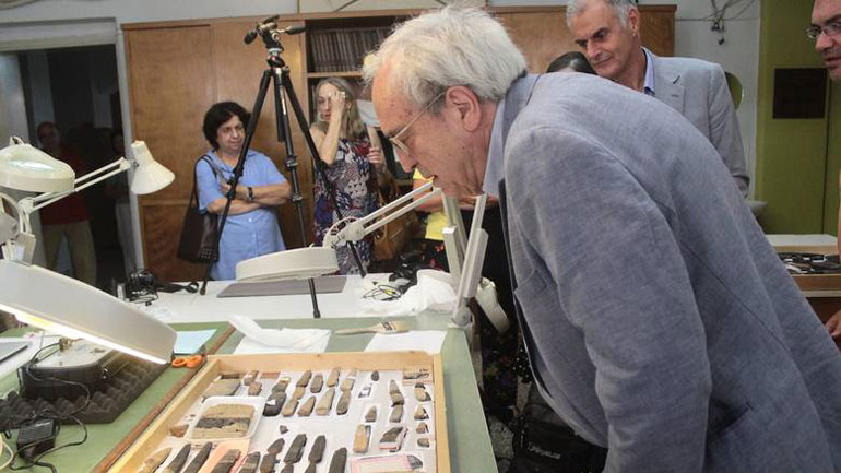 Ρέθυμνο: Ο Μπαλτάς εγκαινίασε την προσωρινή έκθεση του Αρχαιολογικού Μουσείου