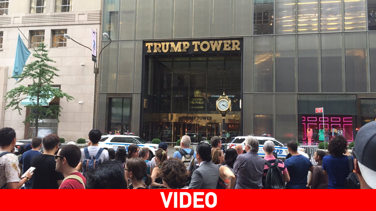 ΗΠΑ: Άνδρας σκαρφάλωσε στον πύργο του Τραμπ