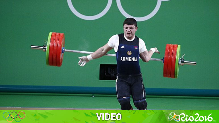 Ρίο: Tραυματισμός-σοκ για Αρμένιο αρσιβαρίστα