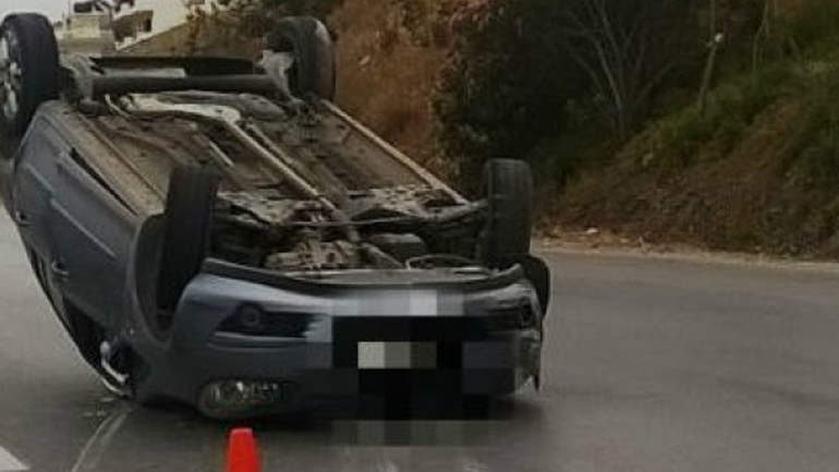 Ηράκλειο: Ι.Χ. τούμπαρε στην εθνική – Έκλεισε ο δρόμος