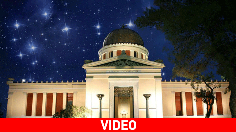 O Ανδρέας Κατερινόπουλος στο Αστεροσκοπείο Αθηνών