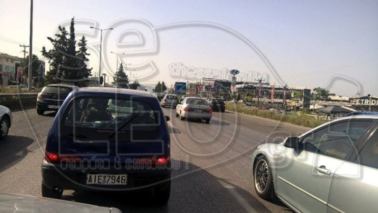 Μποτιλιάρισμα προς Χαλκιδική – Σημειωτόν τα οχήματα μετά τα Μουδανιά