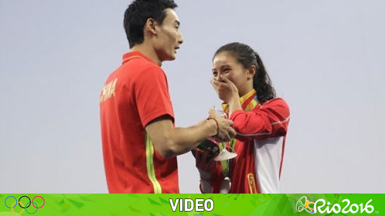 Ρίο 2016: Της έκανε πρόταση γάμου πάνω στο… βάθρο