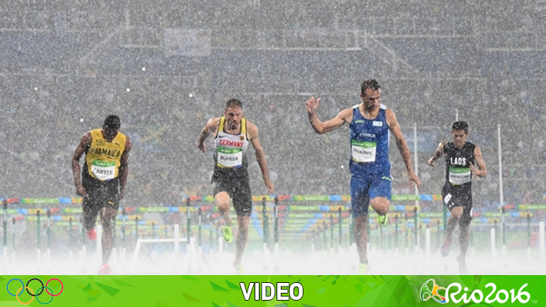 Ρίο: Άρχισε ο στίβος μετά τη διακοπή λόγω καταιγίδας