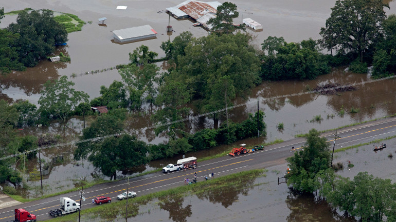 ΗΠΑ: Απομακρύνθηκαν 30.000 κάτοικοι εξαιτίας των πλημμυρών στη Λουιζιάνα