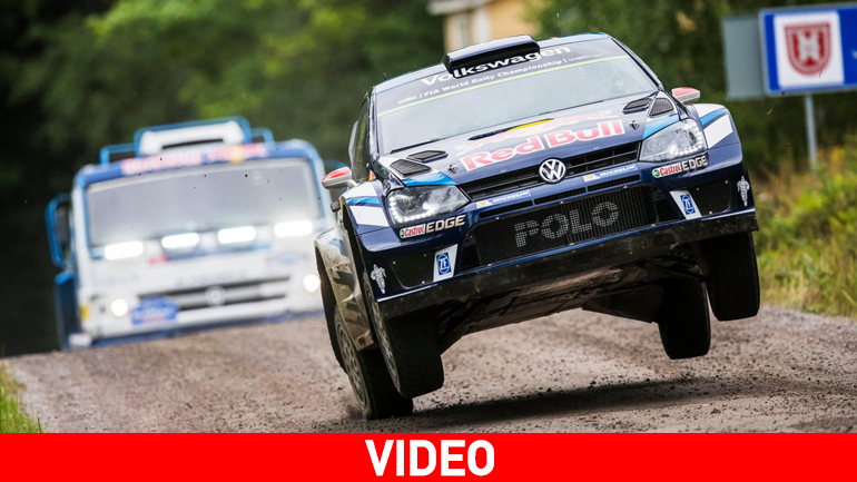 Εκπληκτική μάχη μεταξύ WRC και φορτηγού στο Ράλι Φιλανδίας!