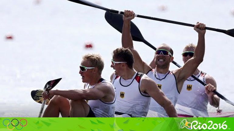 Κάνοε Καγιάκ: Το χρυσό η Γερμανία στο Κ4 ανδρών 1000μ.