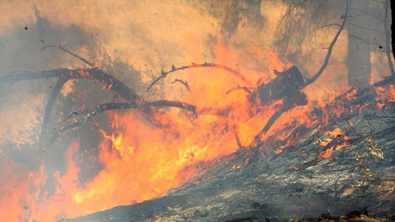 Ενισχύονται οι πυροσβεστικές δυνάμεις στο Κατσαρώνι Ευβοίας