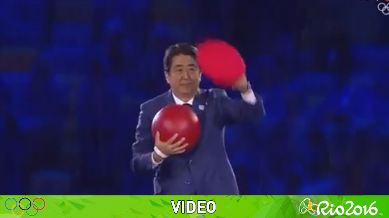 Ο Γιαπωνέζος πρωθυπουργός  πήρε τη σκυτάλη των Ολυμπιακών αγώνων ντυμένος Super Mario!