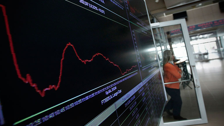 Αρνητικό πρόσημο στο Χρηματιστήριο της Αθήνας