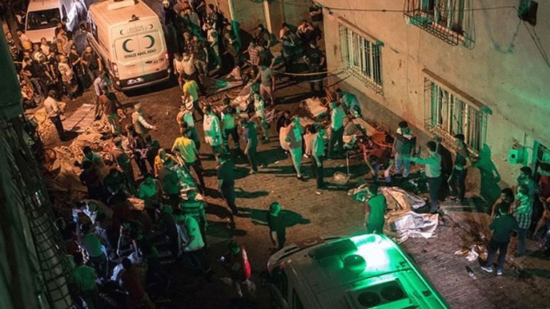 Ο εκρηκτικός μηχανισμός στο Γκαζίαντεπ της Τουρκίας «δείχνει» Ισλαμικό Χαλιφάτο