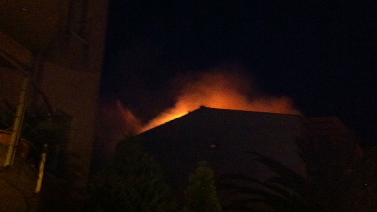 Φωτιά σε αποθηκευτικό χώρο στο Γάζι του Ηρακλείου Κρήτης