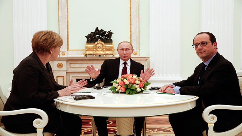 Κρεμλίνο: Πούτιν, Μέρκελ και Ολάντ θα συναντηθούν στο περιθώριο της συνόδου κορυφής της G20 στην Κίνα