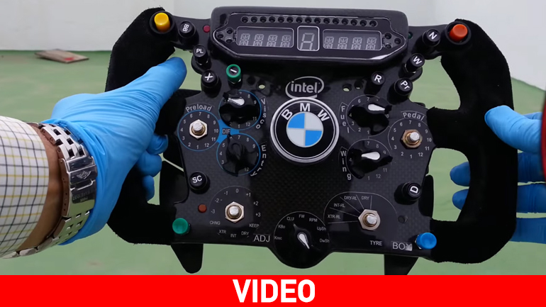 Πώς είναι ένα τιμόνι της Formula 1…