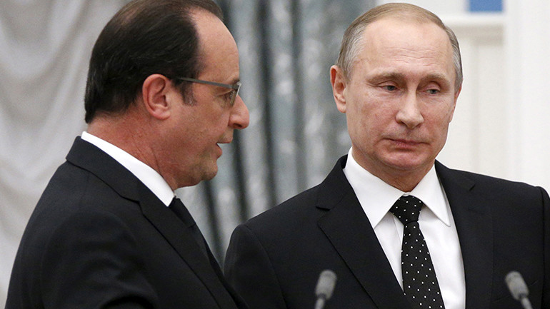 Την ανησυχία του για την κλιμάκωση στην Ουκρανία εξέφρασε ο Ολάντ στον Πούτιν