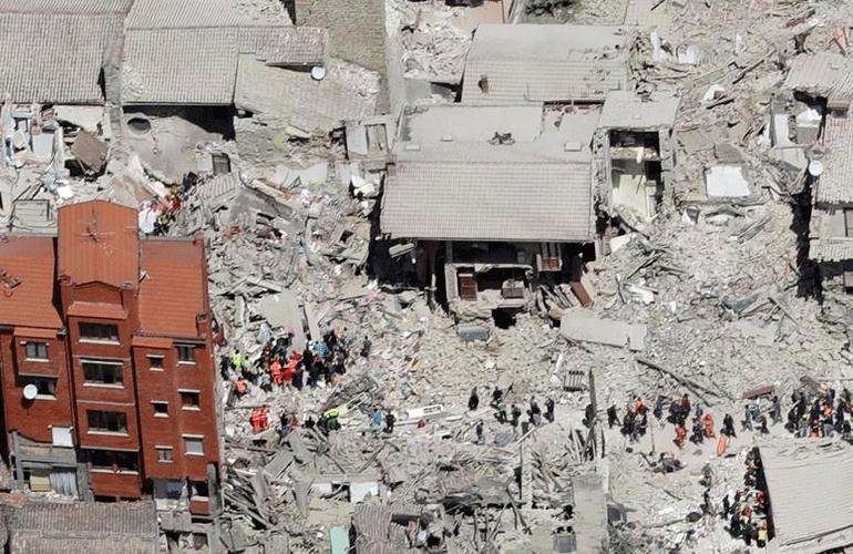 Ισοπεδώθηκαν περιοχές του Αματρίτσε