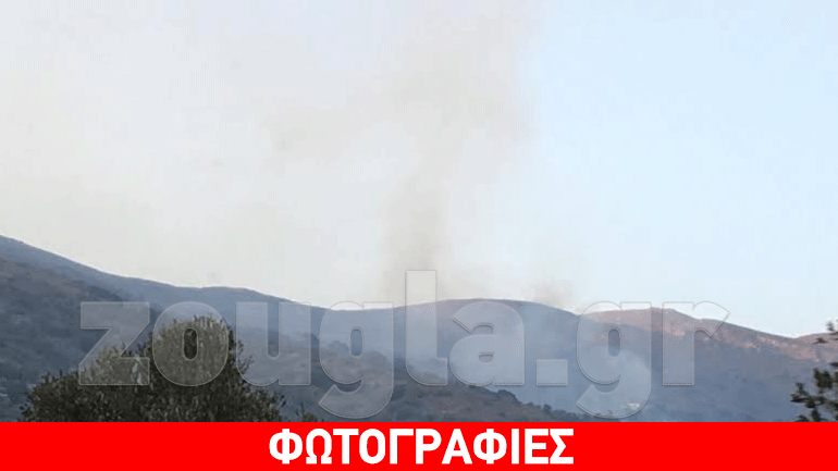 Φωτιά στο Κεφάλι Χανίων-οι πρώτες εικόνες