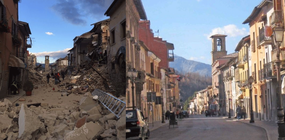 Τραγωδία στην Ιταλία: Το πριν και το μετά