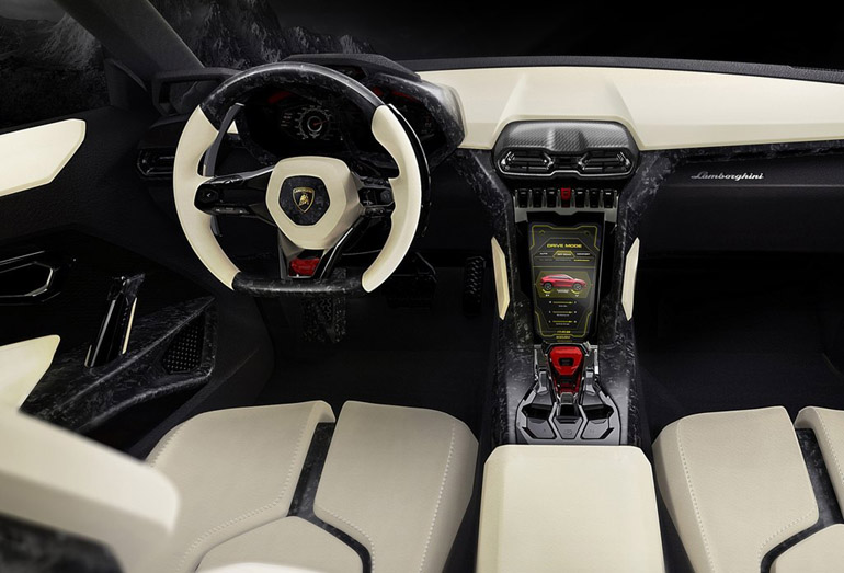 Το εσωτερικό της Urus (φωτογραφία από πρωτότυπο)