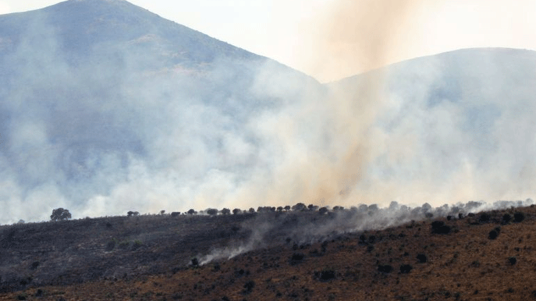 Σε εξέλιξη πυρκαγιά στο Γαλαξίδι