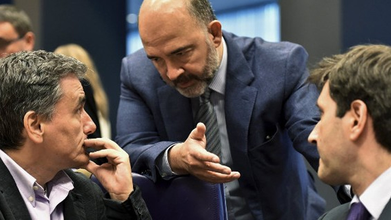 Με Μοσκοβισί συναντώνται τη Δευτέρα Τσακαλώτος, Σταθάκης και Χουλιαράκης