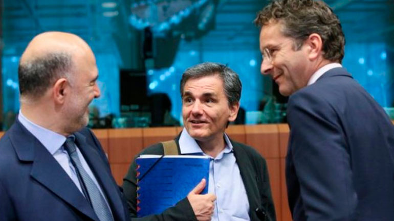 Χρέος και πλεονάσματα στη συνάντηση Τσακαλώτου-Σταθάκη-Μοσκοβισί