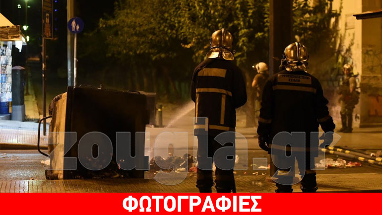 Moλότοφ έξω από το Πολυτεχνείο